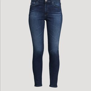 Aritzia Agolde distressed Farrah Skinny Ankle